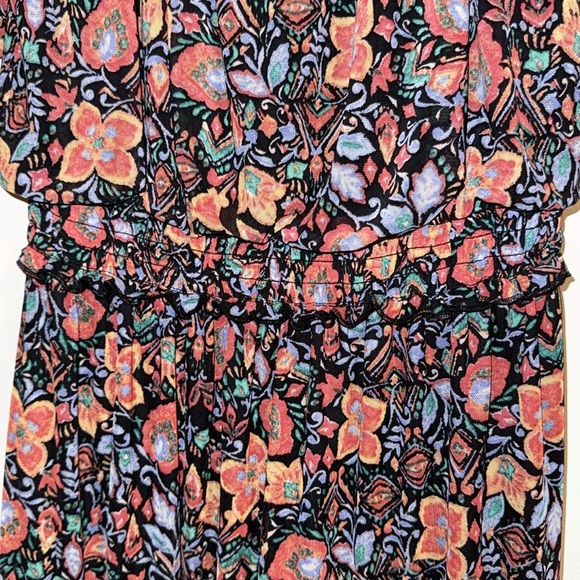 🌹JOIE DE VIVRE ELASTIC WAIST FLORAL DRESS - Picture 2 of 8